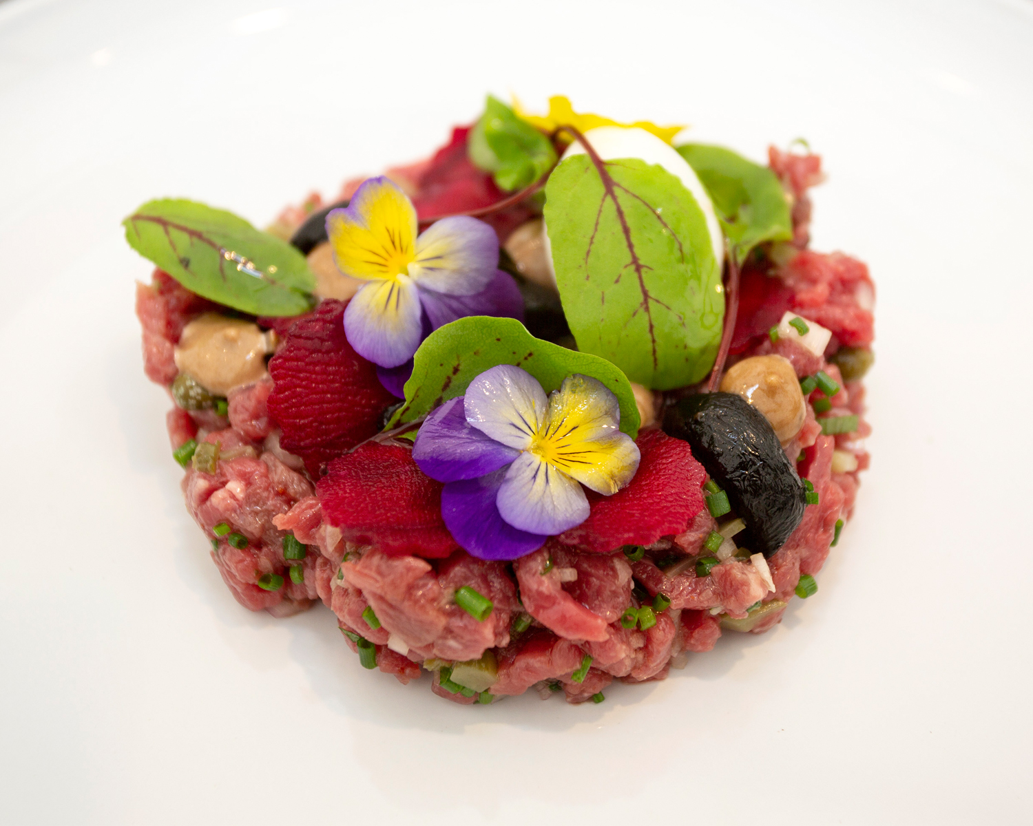Recipe Galloway Beef Steak Tartare with Fermented Garlic Emulsion